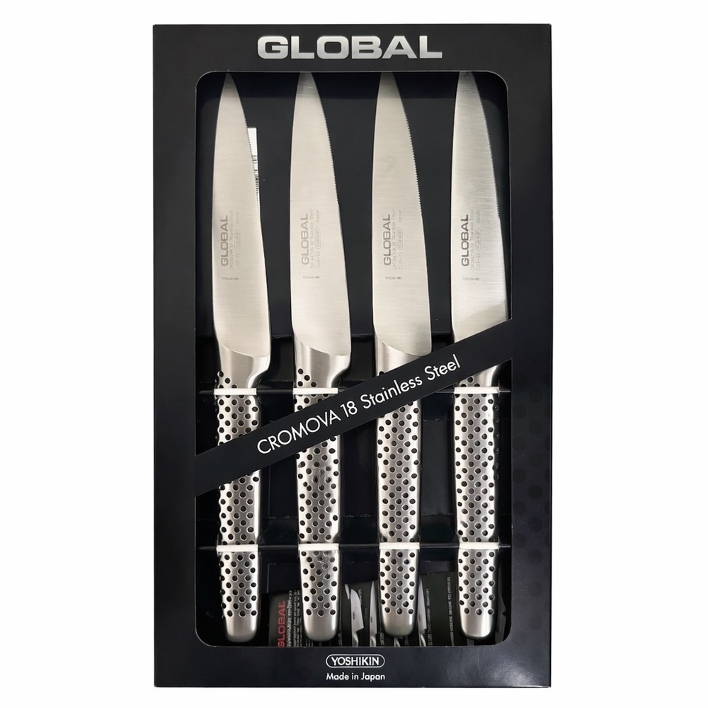 Global Stainless Steel Knife Set